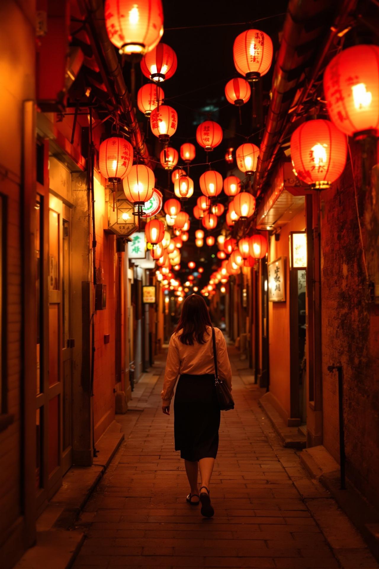 图集吧-台湾写真-九份老街