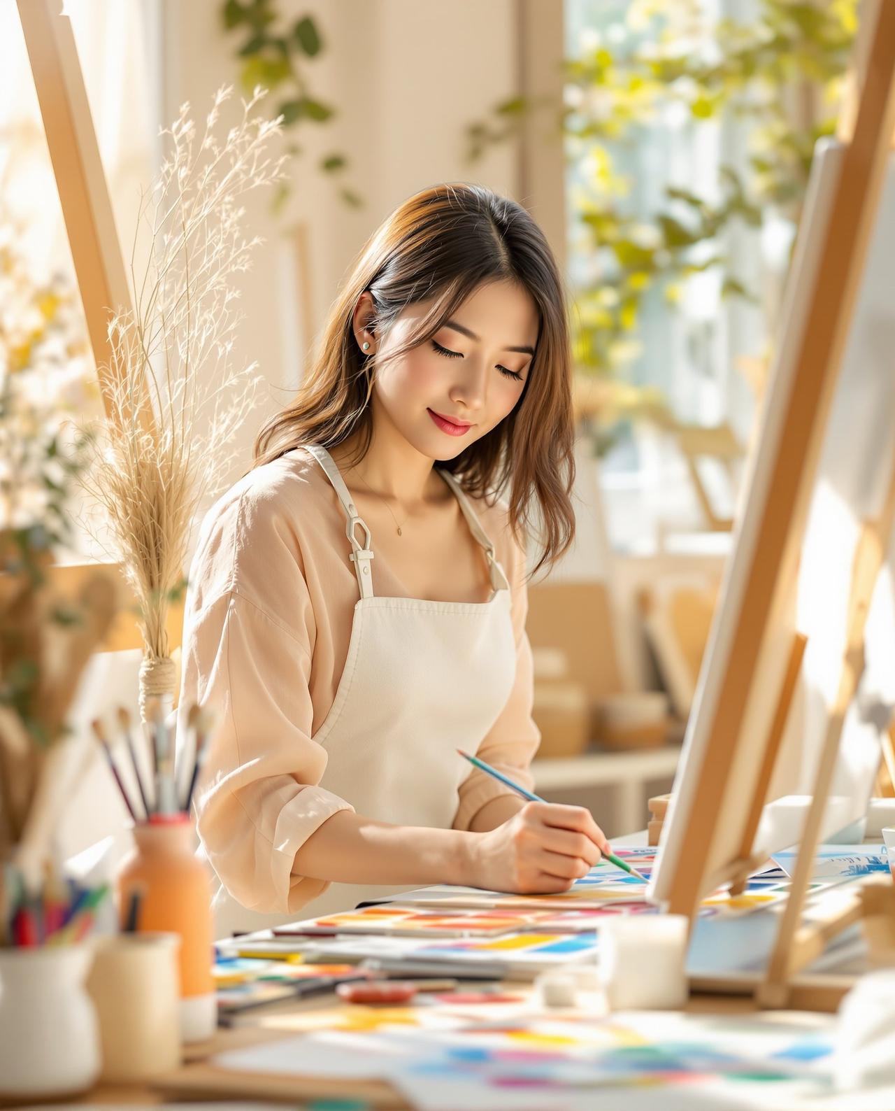 图集吧-艺术写真-画室时光